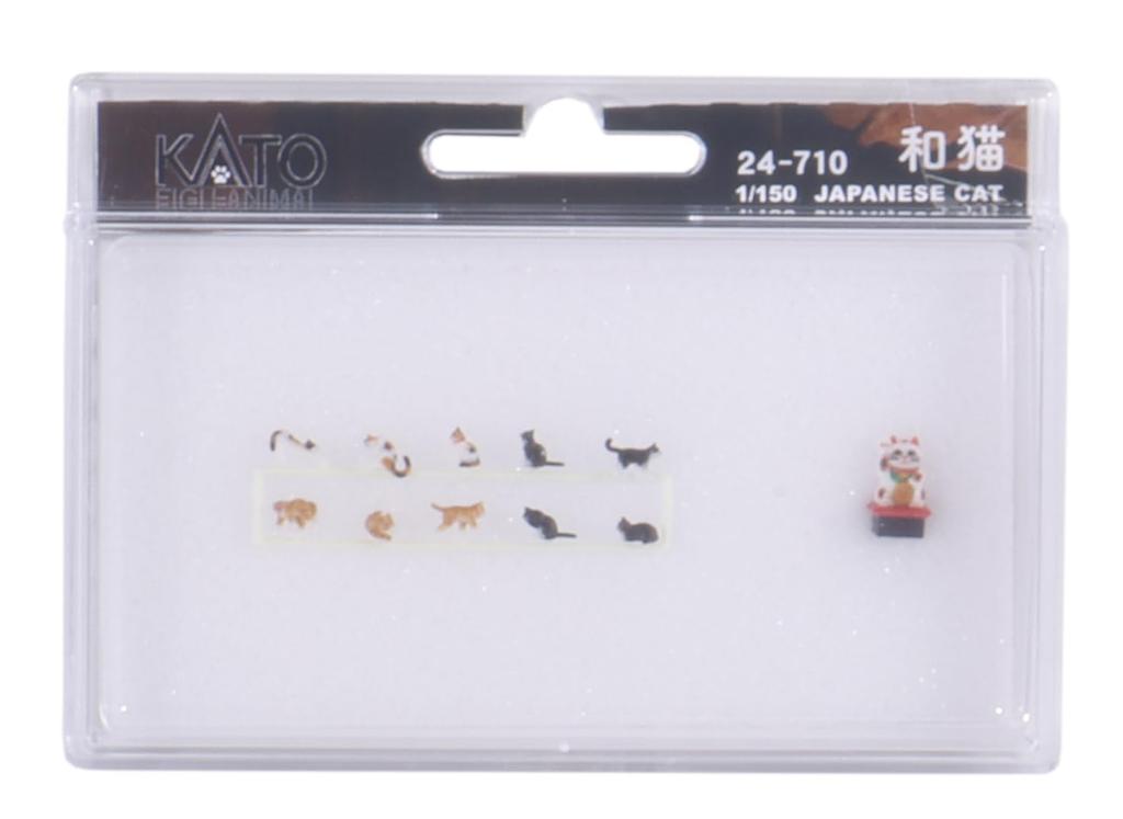 KATO Japanese Cat Diorama Supplies 1/150 24-710