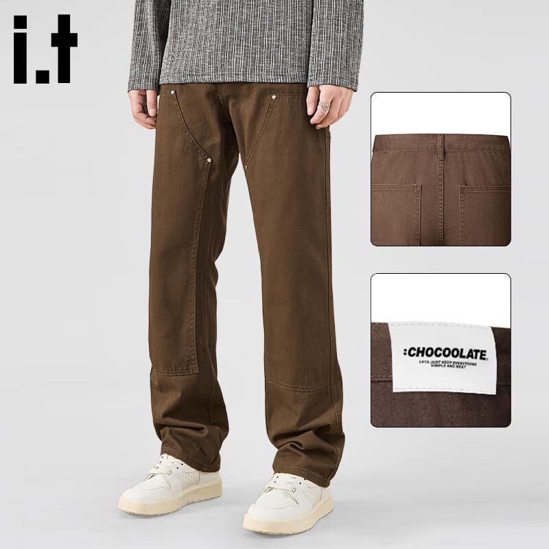 CHOCOOLATEit Men s American Style Loose Straight-Leg Jeans 31