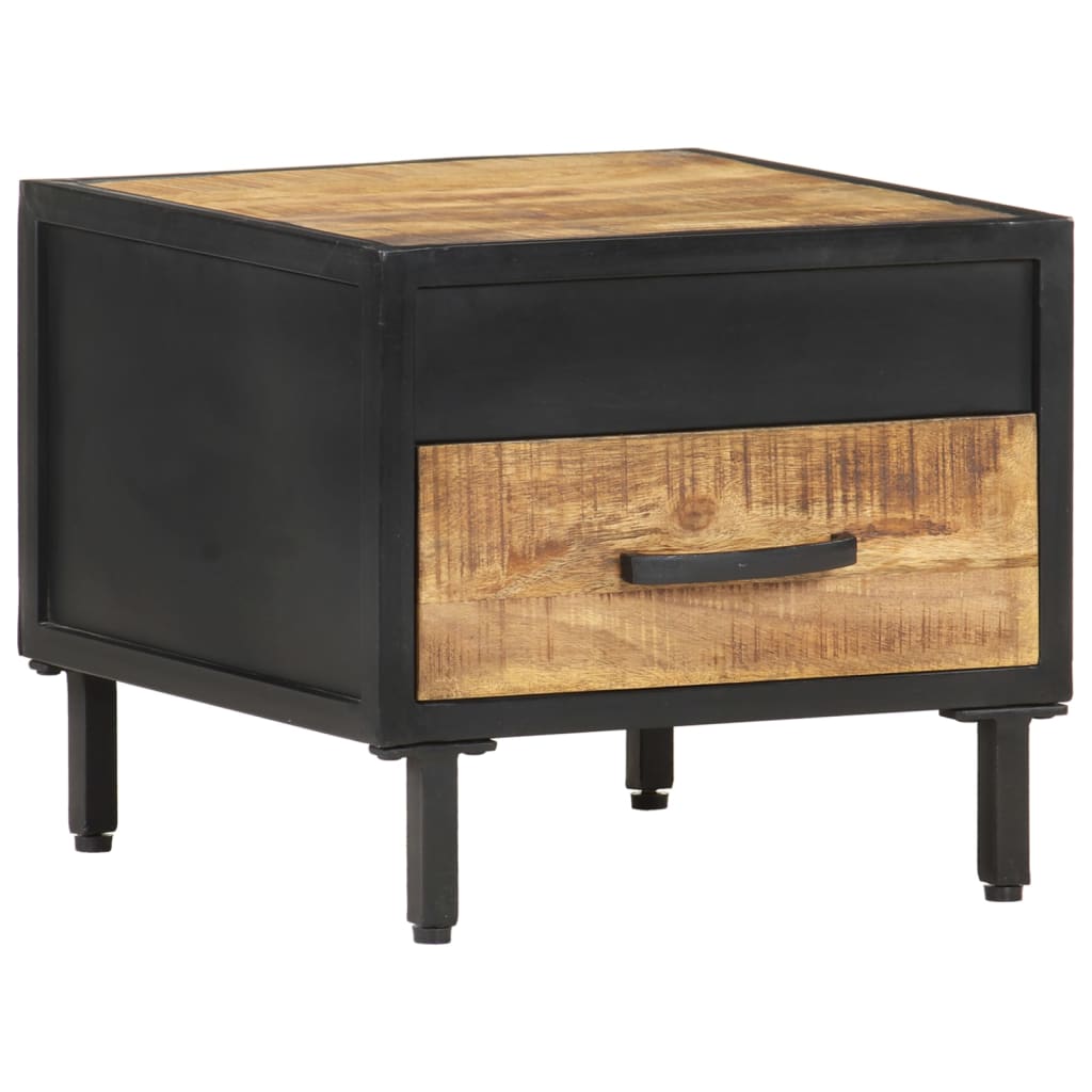 Nightstand 40 x 40 x 35 cm Rough Mango Wood