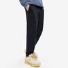 Fila Fusion Solid Color Loose Fit Knit Casual Pants Men bottoms Deep-Black T11M243604F-BK