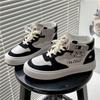Schwarz-weiße High-Top-Schuhe, neue kleine weiße Schuhe, Damenschuhe, niedliche Studenten-Sport- und Freizeit-Board-Schuhe, vielseitige Damenmodelle von Guochao