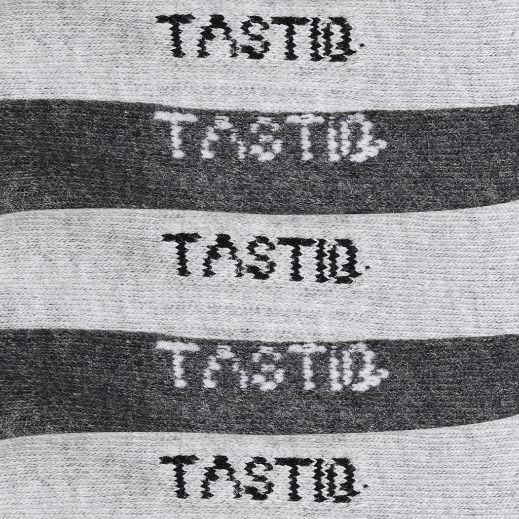 TASTIQ PREMIUM Men's Ankle Socks Gray Cotton 6 Pairs