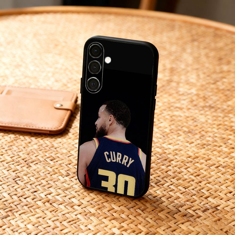 Sports Star S-Stephen C-Curry Phone Case For Samsung A73,72,71,53,52,51,22,91,80, Soft Black Cover
