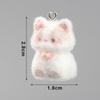 Kawaii Pluszowy Uroczy Kot Breloczek Stado Zwierząt Wisiorek Smycz do Telefonu Wiszący Sznurek Urok Breloki Akcesoria DIY Prezenty dla Dziewczynki