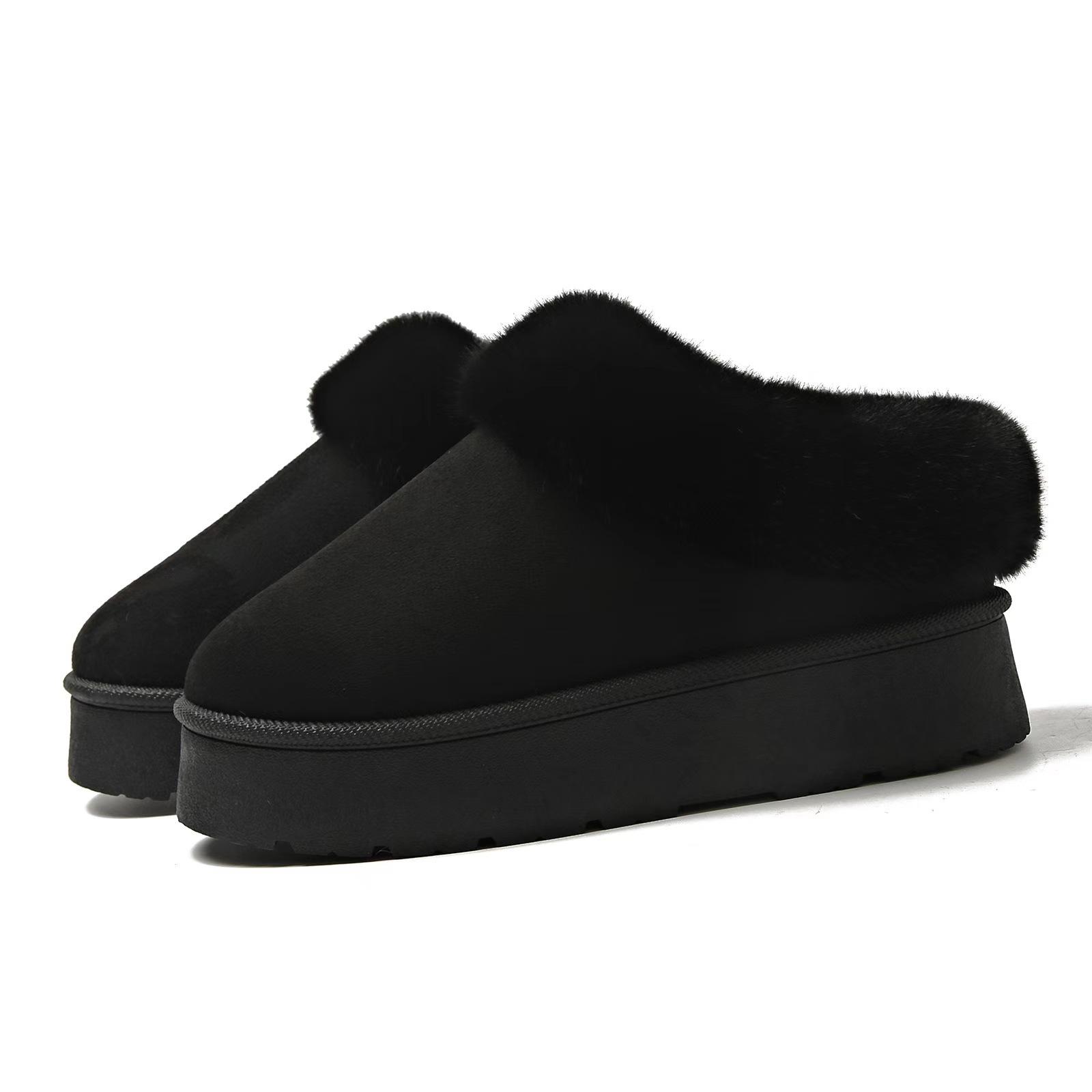 

Модные зимние 2024 новые женские толстые подошвы из овчины и шерсти противоскользящие зимние сапоги модные женские мини теплые утолщенные женские сапоги 43 чёрный