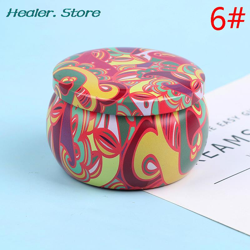 Christmas Candle Tin Jars DIY Candle Making kit Holder Storage case for Dry Storage Spices Camping  Party Favor Sweets Gifts