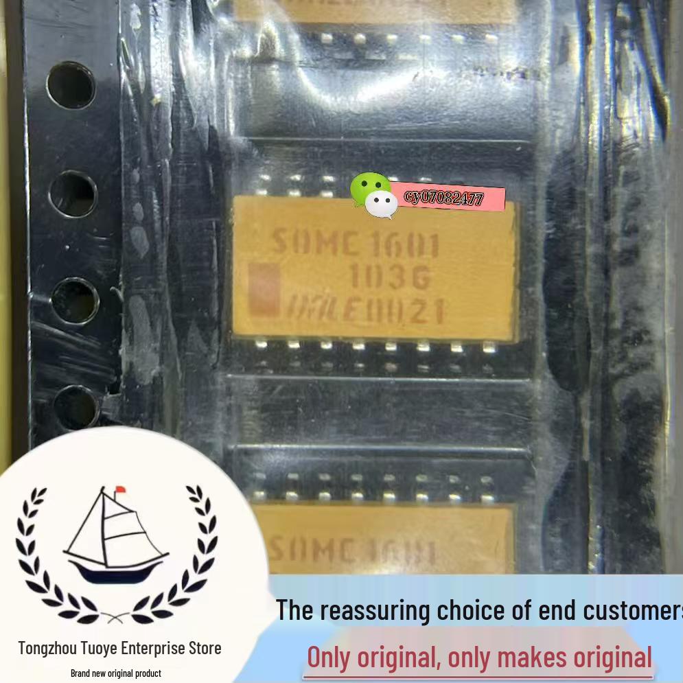 

Original SOMC-1601-103G Resistor Array, Screen Printed, SOP16 with Genuine Label.