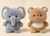 New Product In Stock 16Cm Table Companion Doll Cute Plush Toy Companion Doll Small Ornament Learning Set Birthday Gift