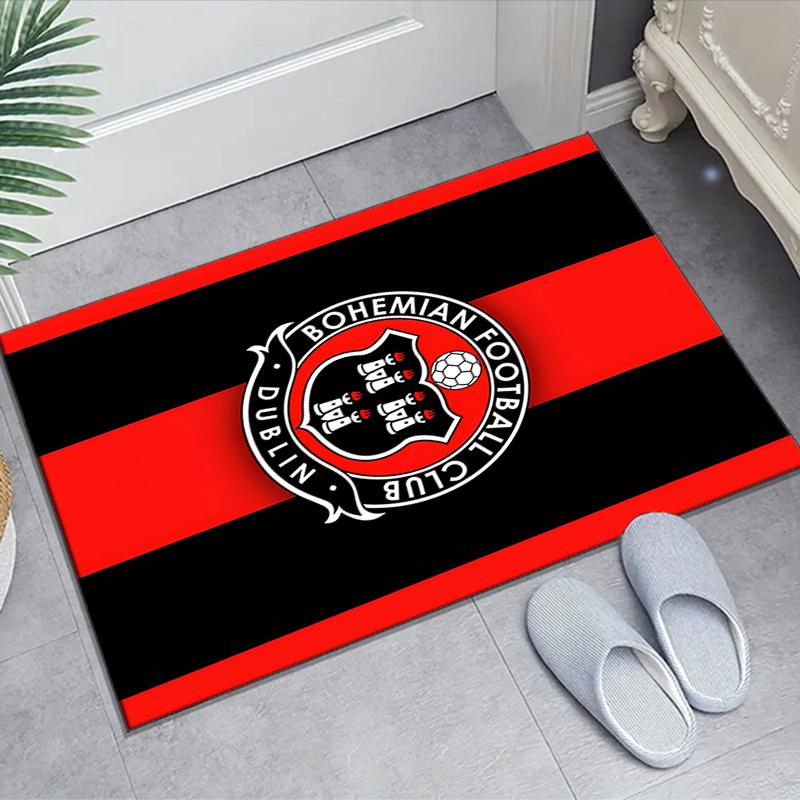 1pc Football Team Design Area Rug - Non-Slip, Soft & Cozy Floor Mat for Living Room, Bedroom, Office - Indoor/Outdoor Decorative Carpet