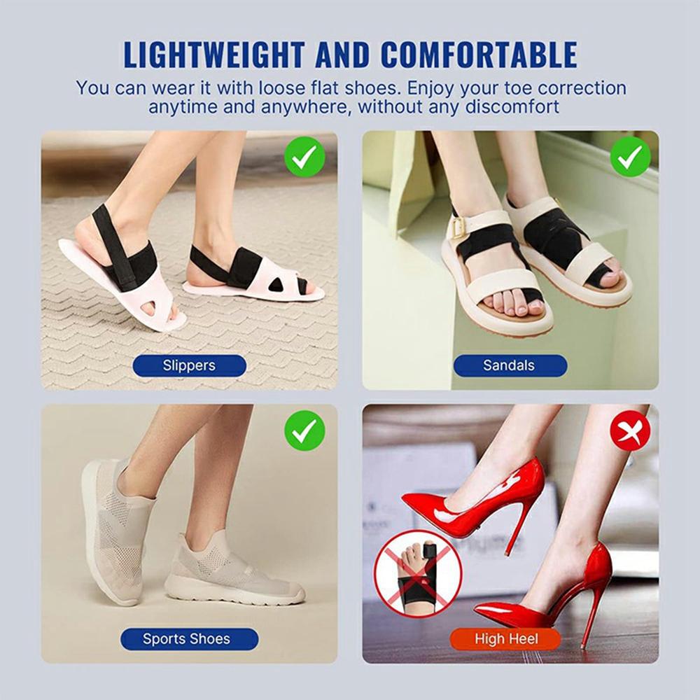 003 Bunion Corrector Adjustable Toe Separator Orthotics Feet Bone Thumb Adjuster Foot Care Tool Gift