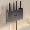 Cutie de depozitare minimalistă pentru router wireless Fără găurire Suport de perete Pentru camera de zi Suport și raft de depozitare pentru router Wifi