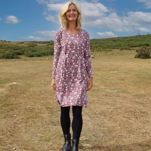 Lazy Jacks Womens/Ladies Petal Long-Sleeved Dress