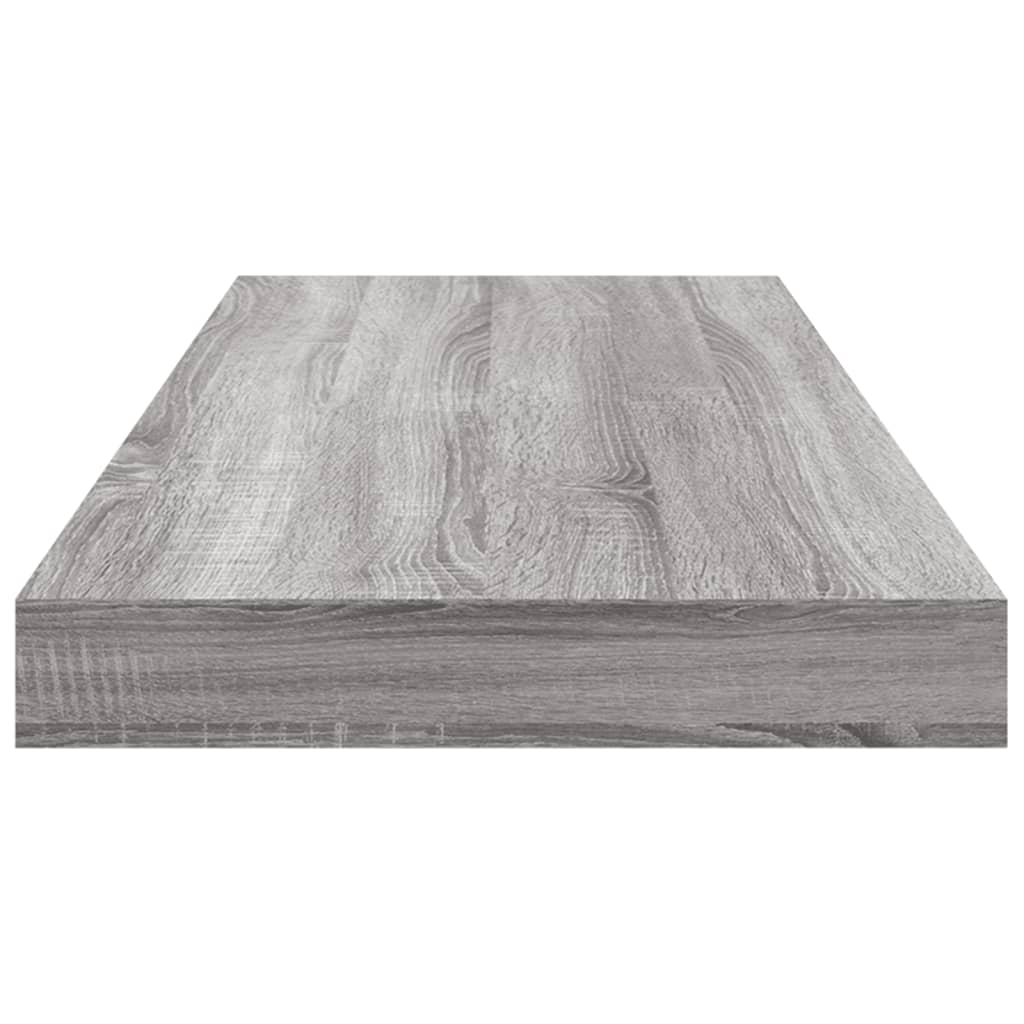 Wall Shelves 4 pcs Grey Sonoma 60 x 10 x 1.5 cm engineered wood
