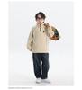 Boys' 2025 Winter Fleece-Lined Half-Zip Pullover Hoodie for Medium and Older Children