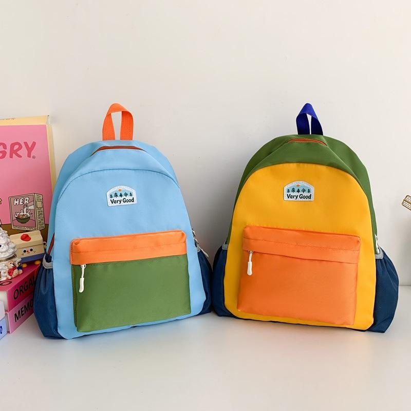Schultasche neue Farbkombination Kinderrucksack niedlich Kindergarten Schultasche Jungen und Mädchen Freizeit leichter Reiserucksack