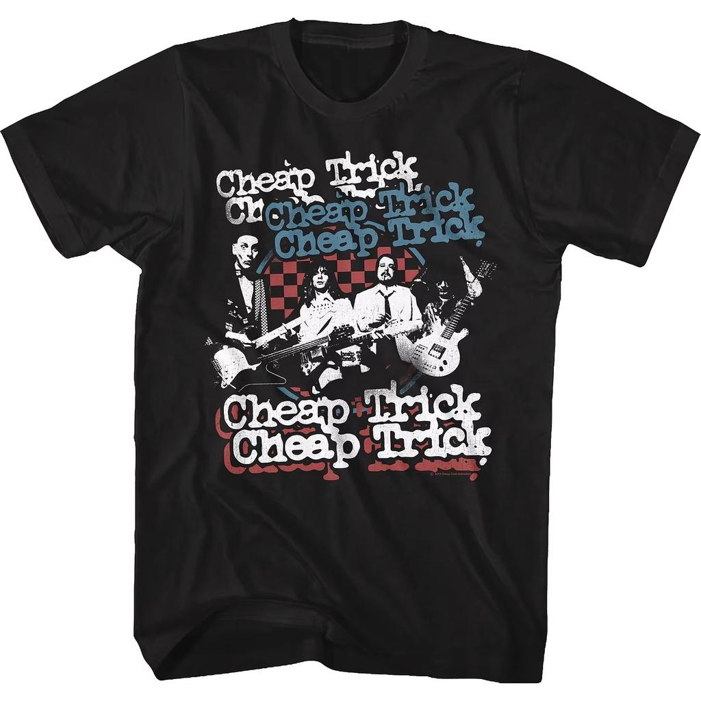 2026 new Unisex Cheap Trick Nonmainstream and Heavy Metal Band Retroinspired Trendy Loose sleeved Fashion Casual