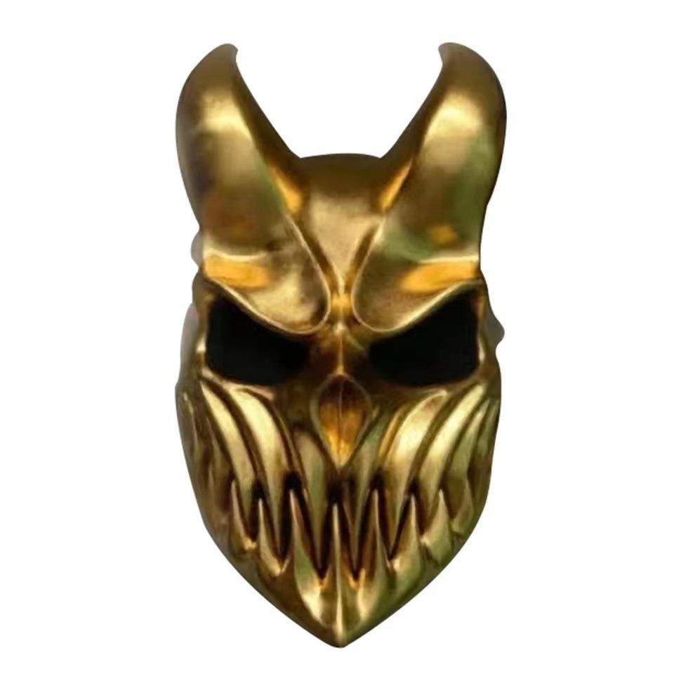 Halloween mask, Russian death metal band, with movable mouth, Dark Son half-face mask