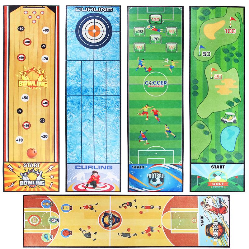 

Children s Football Pad Suit Double Battle Golf Bowling Parent-Child Interactive Indoor And Outdoor Sports Toys зелений