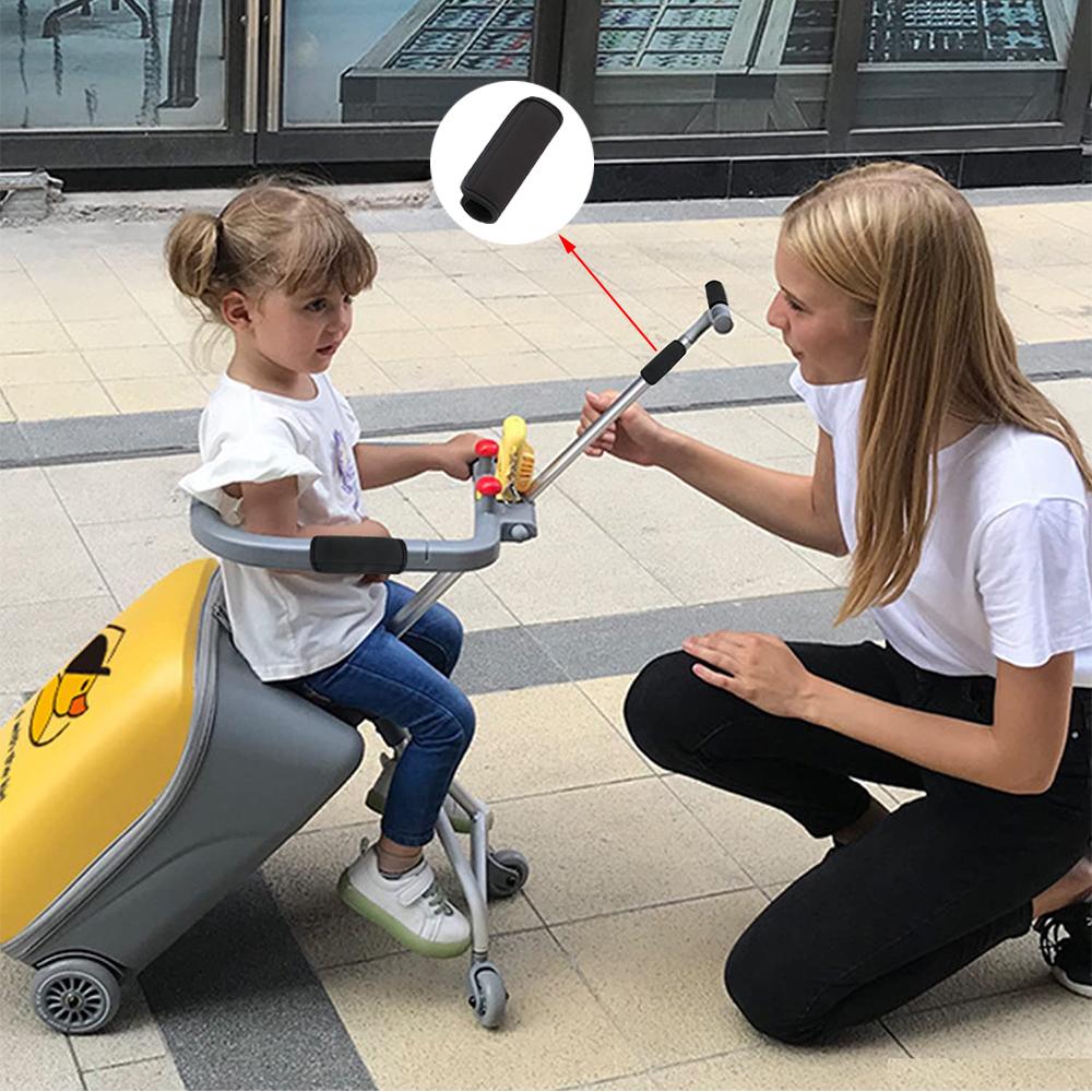 4x Neoprene Suitcase Handle Covers Luggage Identifier Soft Suitcase Handle Wraps