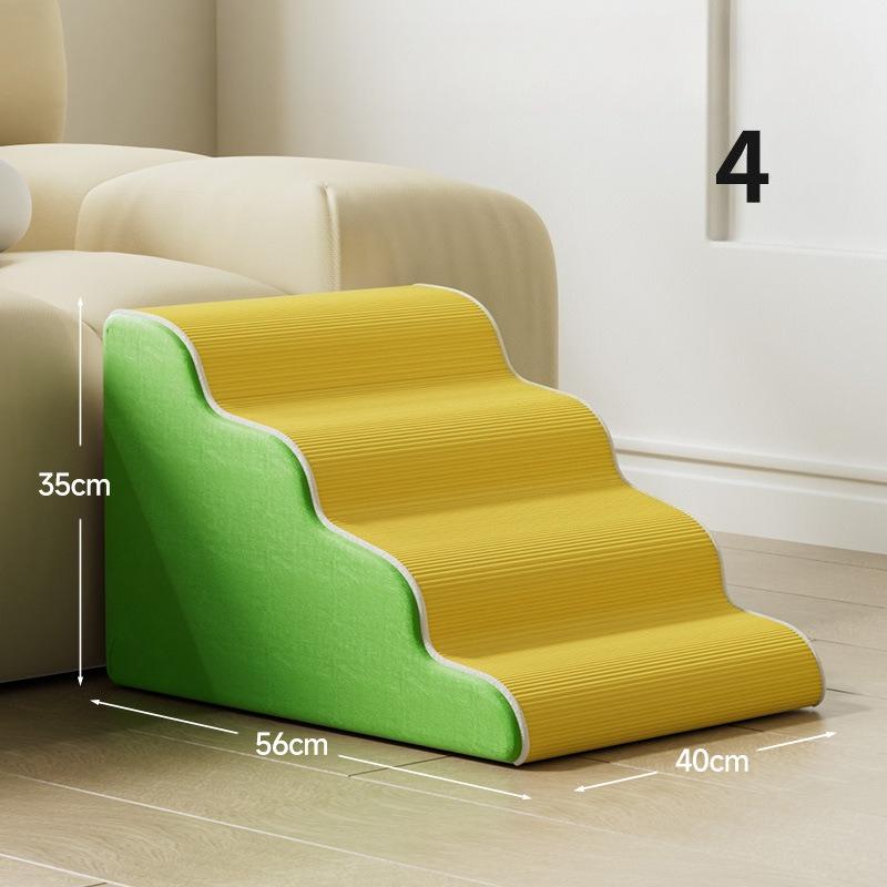 2026 Designer Pet Dog Stairs Ramp Non-Slip Pet 2/3 Steps for Small Old Dogs Sofa Bed Sofa Bed Ladder Cat House