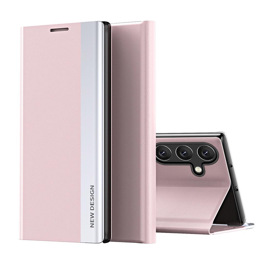 Samsung Galaxy S25 Sleep Case Pro Flip Case with Stand - Pink