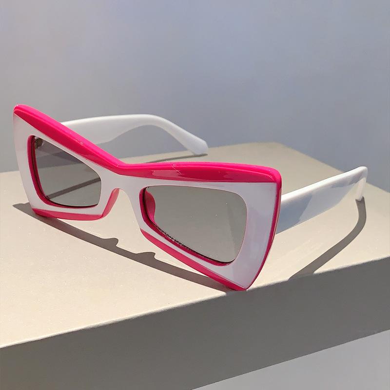 Triangle Cat Eye Punk Sunglasses Women For Men Fashion Vintage Trend Sun Glasses Luxury Brand Designer Hip Hop Party Shade Uv400