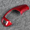 Carbon Fiber Texture Gear Shift Knob Head Cover Trim Fit for X5 2008 2013 Red