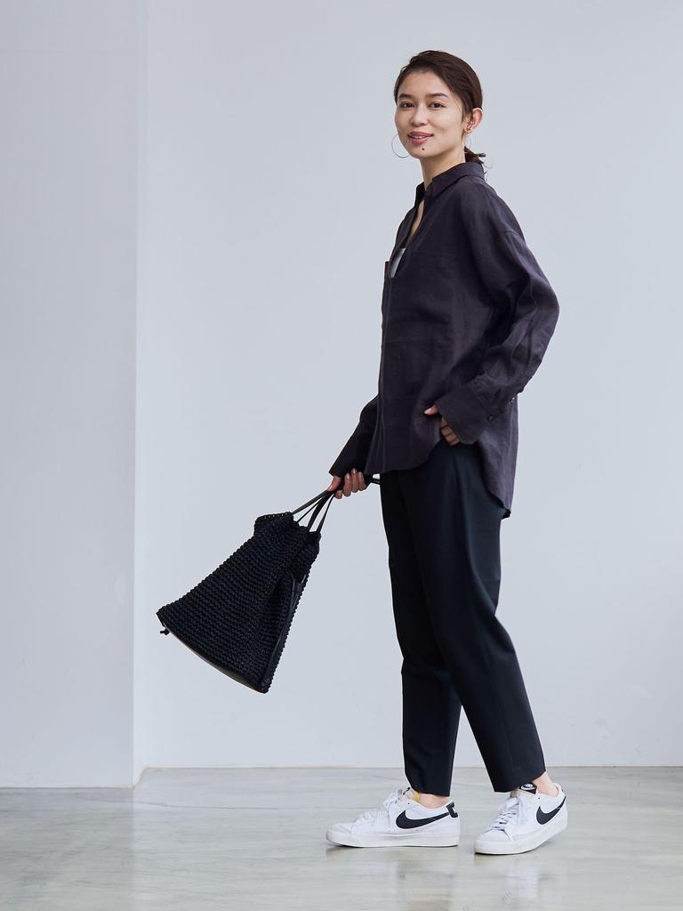 Cohen RONEL Secret Waist Elastic Stick Pants, 76966470018 0970 BLACK(09), Size L