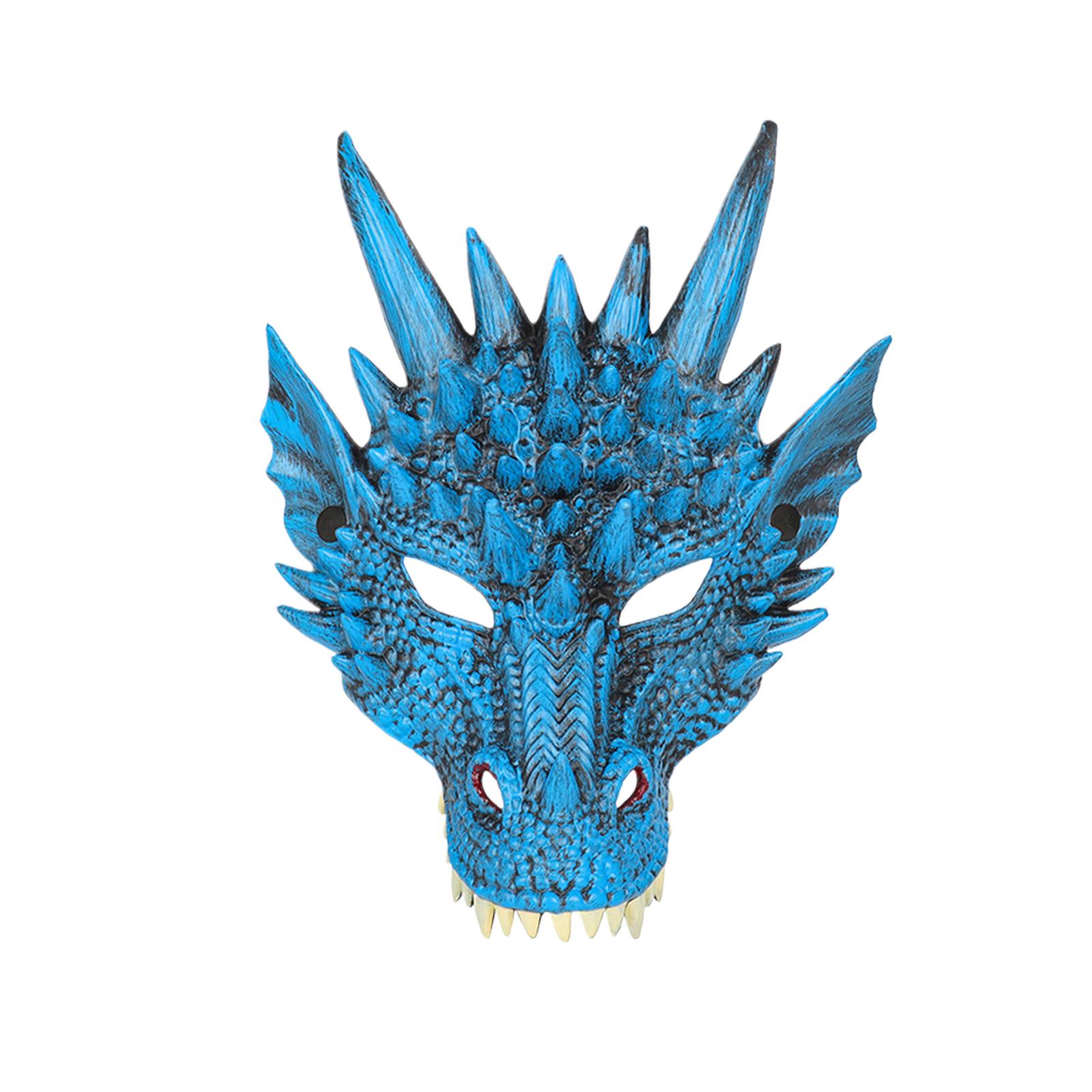 

Маска дракона на Хэллоуин для любителей косплея Маска для косплея Маска для косплея Маска для животных Маски для косплея