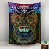 Mastodon Hammer Tapestry Wall Hanging, Heavy Metal Band Poster Art, Rock Wall Decor for Bedroom Living Room Dorm