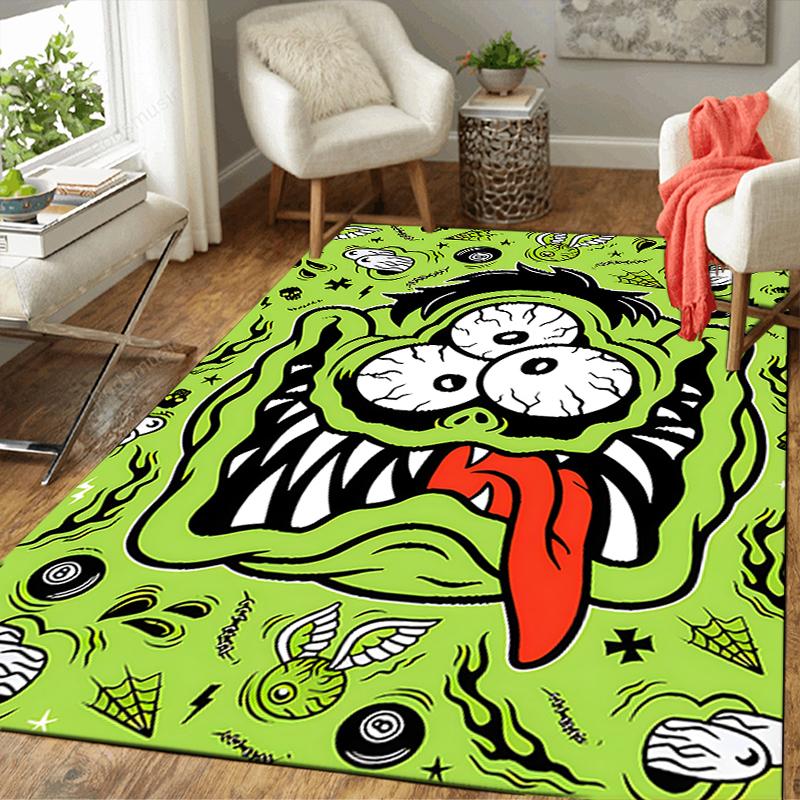 1Pc Alien Monster Rug, Office Carpet Indoor Outdoor Doormat, Non-Slip, Comfortable, Living, Christmas Halloween, Xmas Gift L1217