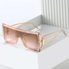 Square One-Piece Sunglasses, Men'S Retro Large-Frame Sunglasses, Quality Glasses.