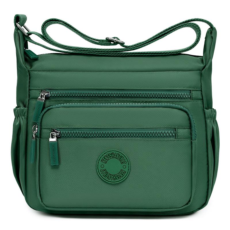 Nylon Women's Bag Multi-Layer Mother's Bag Large Capacity Shoulder Bag Lightweight Water-Repellent Crossbody Bag