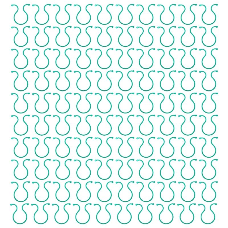 Gentle Plant Support Clips for Climbing Vine Reusable Durable Plastic Clips Tomato Cucumber Gardening Indoor Outdoor Use