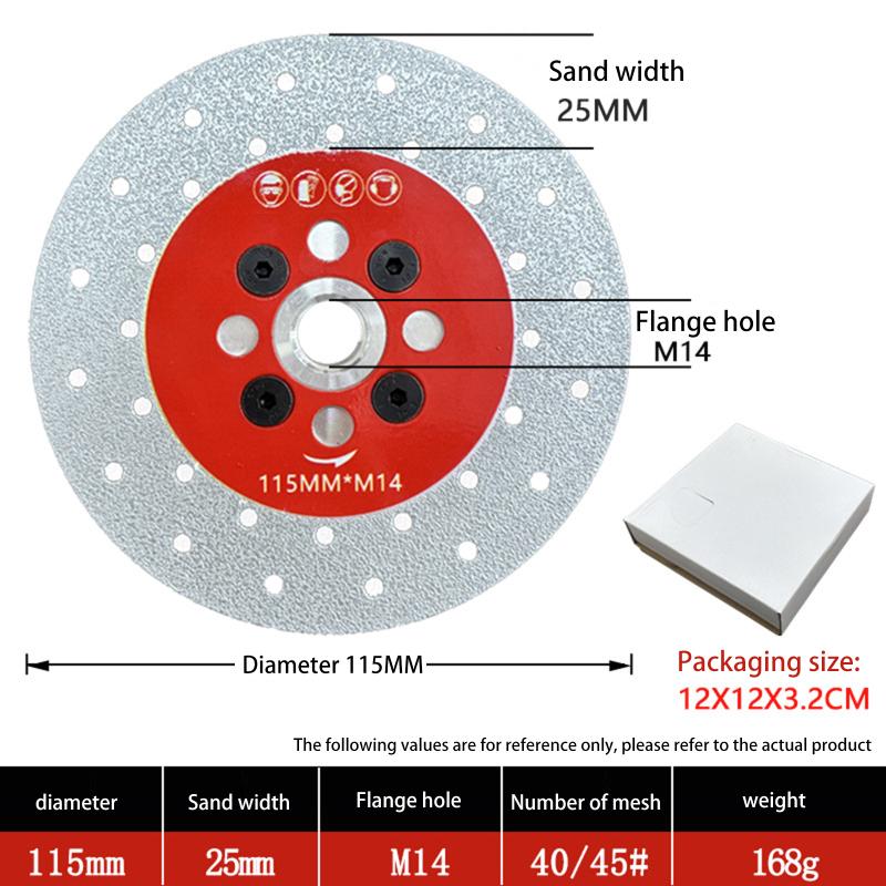 M14 Vacuum Brazed Diamond Cutting Granite Saw Blade Diamond Cutting Grinding Disc For Marble Concrete Ceramic Tile Angle Grinder