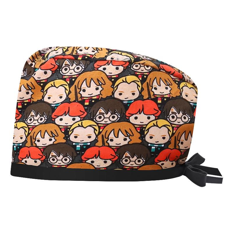 Women's Cotton Surgical Cap - Tie-up Medical, Dental, Salon, and Chemotherapy Head Coverings