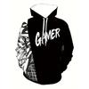 Men's Hoodie for the Autumn of Features Street Casual Roller Skating Fashionable Letter Printing and Comfort