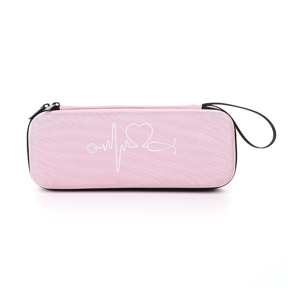 Сумка для стетоскопа из ЭВА, жесткий кейс, сумка для экстренных случаев, многофункциональный портативный бокс для хранения, для путешествий розовый