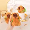 Capybara Capybara Plush Pendant Simulation Capybara Plush Toy Simulation Capibara Keychain  Unisex