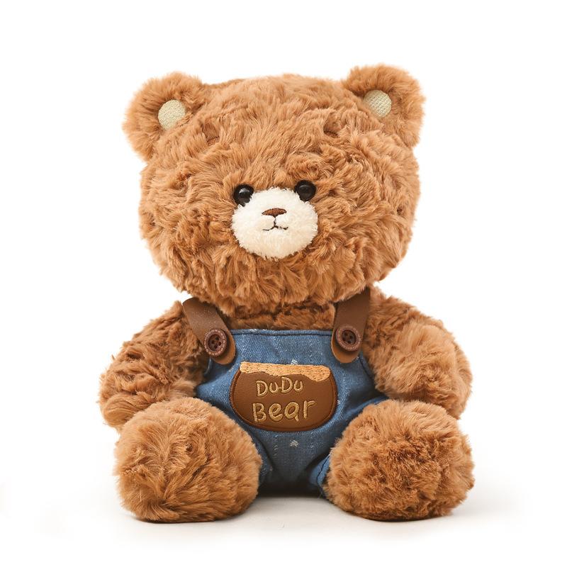 Strap Bear Plush Toy Cowboy Bear Doll Bear Doll Bear Cute Doll
