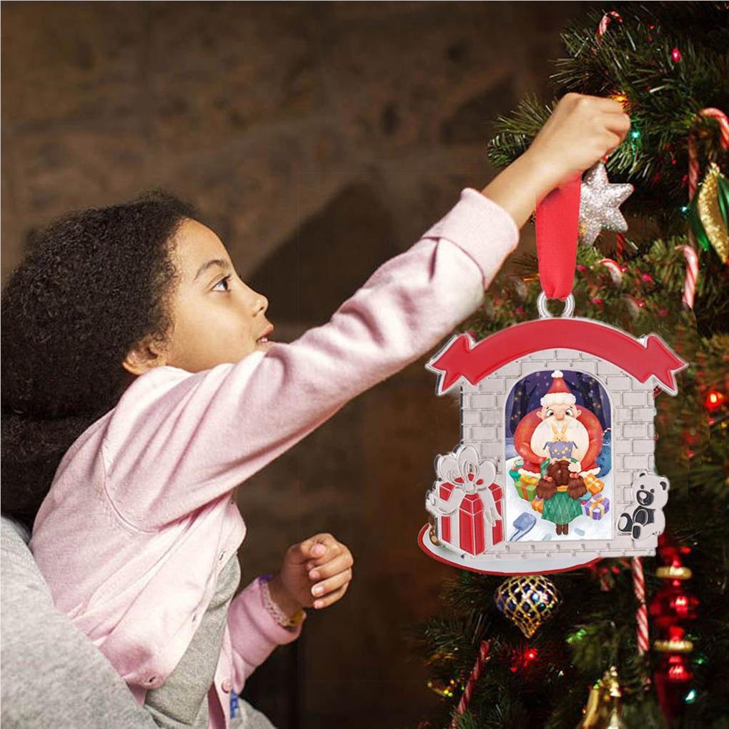 Photo Frame Xmas Pendent Hanging Decor Compact Size Household Decorations Exquisite Living Room Home Supplies Christmas Ornament