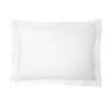"Julian" Combed Cotton Percale Pillowcase, All Sizes. Pure Cotton - Julian Snow - Pillowcase 50 X 70 Cm, Polished Finish.