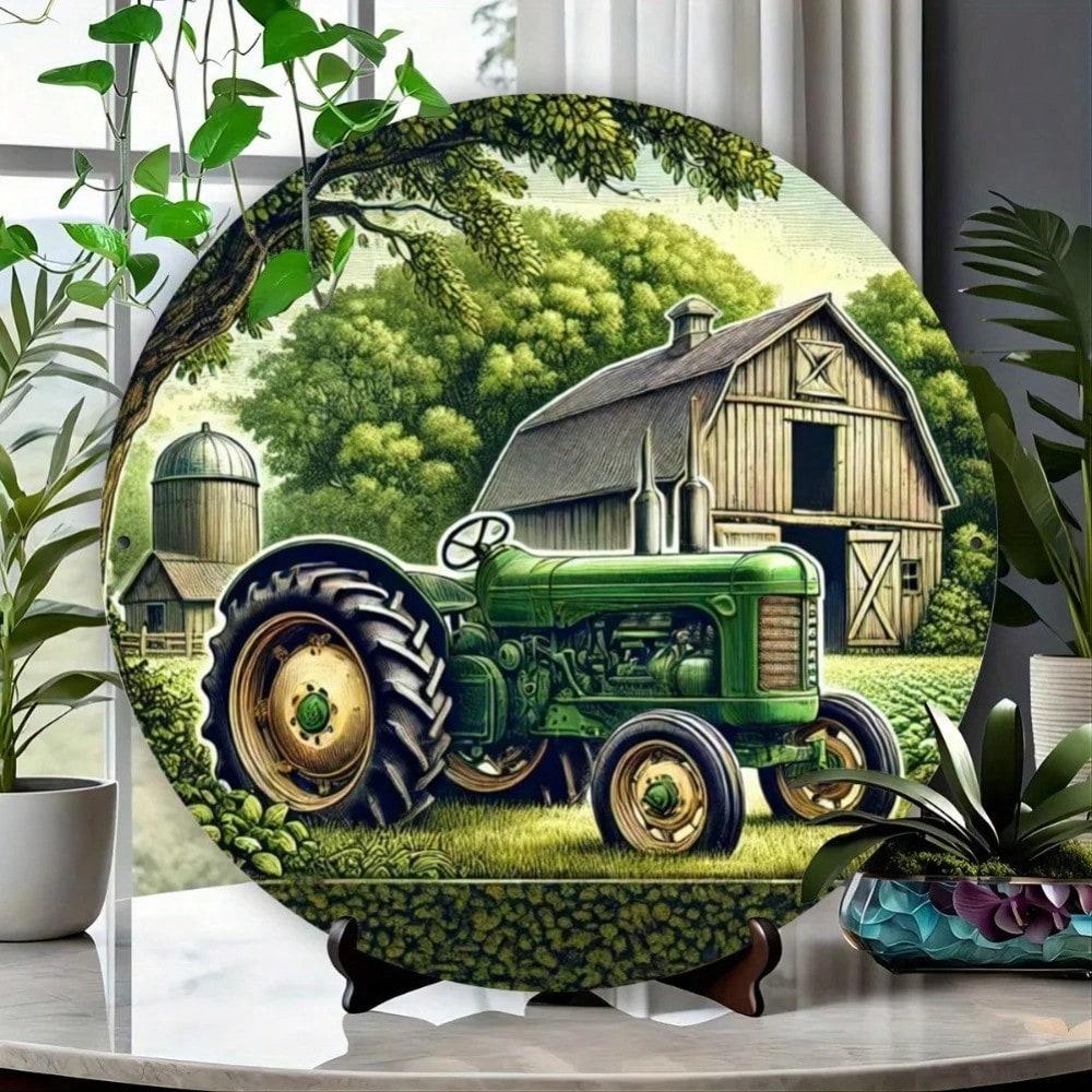 2D Flat Metal Tin Sign, Hanging Wall Decor for Home