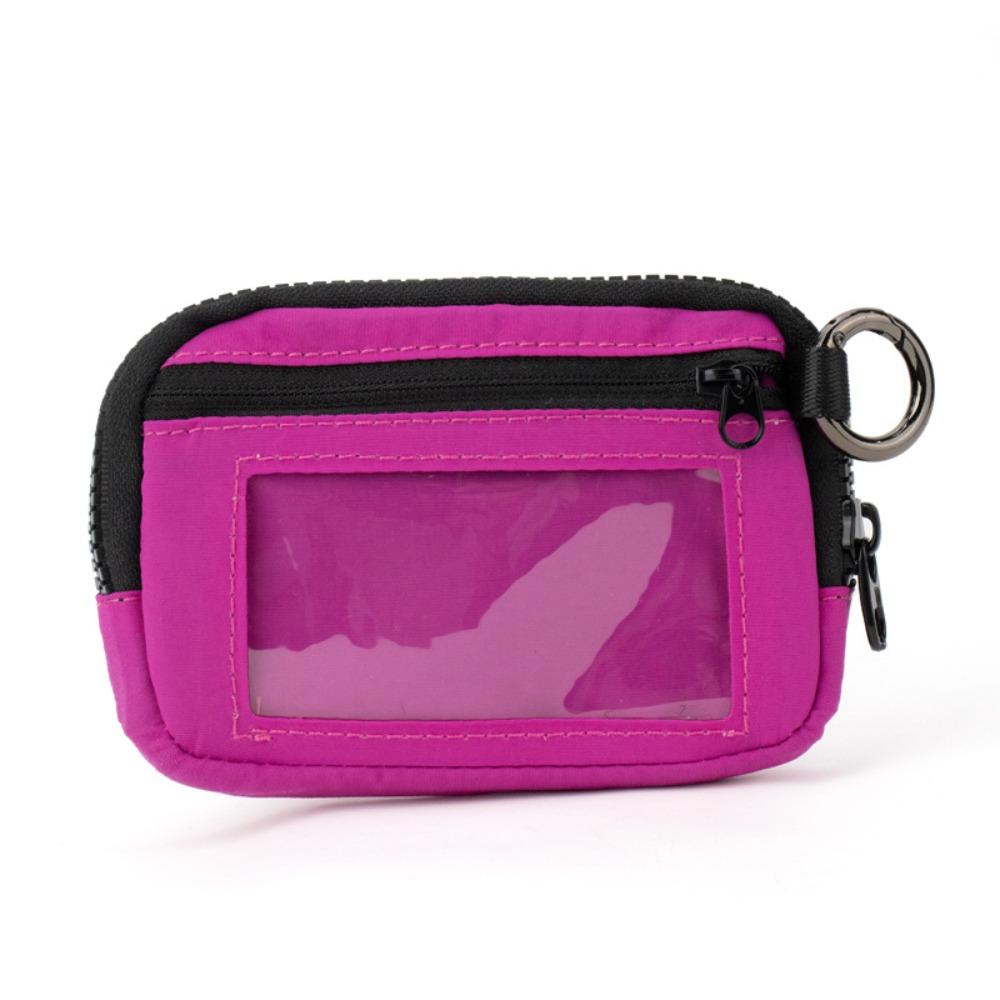

New Multi-functions Small Wallet Waterproof Portable Card Bags Multi-pocket Stylish Design Keychain Wallet for Everyday Use розы красного