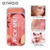 O.TW O.O Makeup Lipstick 3 In 1 Blush Eyeshadow Palette Waterproof Matte Cheek Lips Eyes Fashion Lip Cosmetics, 1 Piece