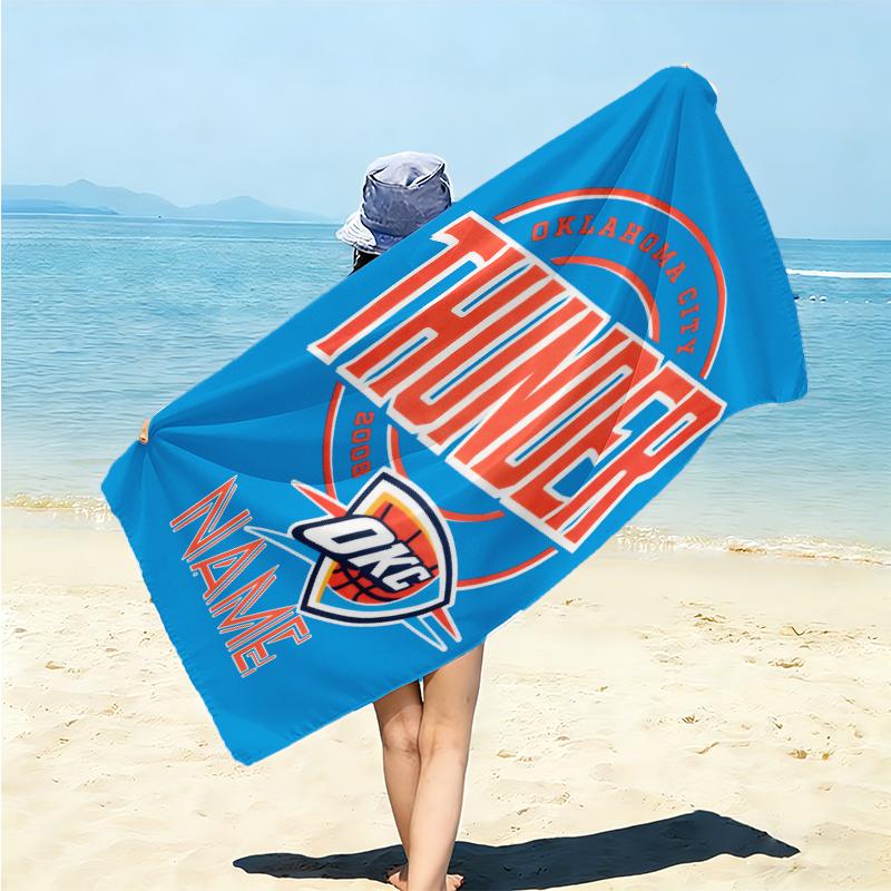 Personalized Golden State Warriors Fan Gear Beach Towel Microfiber Beach Towel Thin Absorbent for Beach Swimming Yoga Bath Sports. 0910221