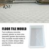 DIY Garden Walkway Maker Stepping Stone Mold, Reusable Concrete Paver Decoration Tools Cement Path Mould for Backyard Patio Landscaping Durable Molds