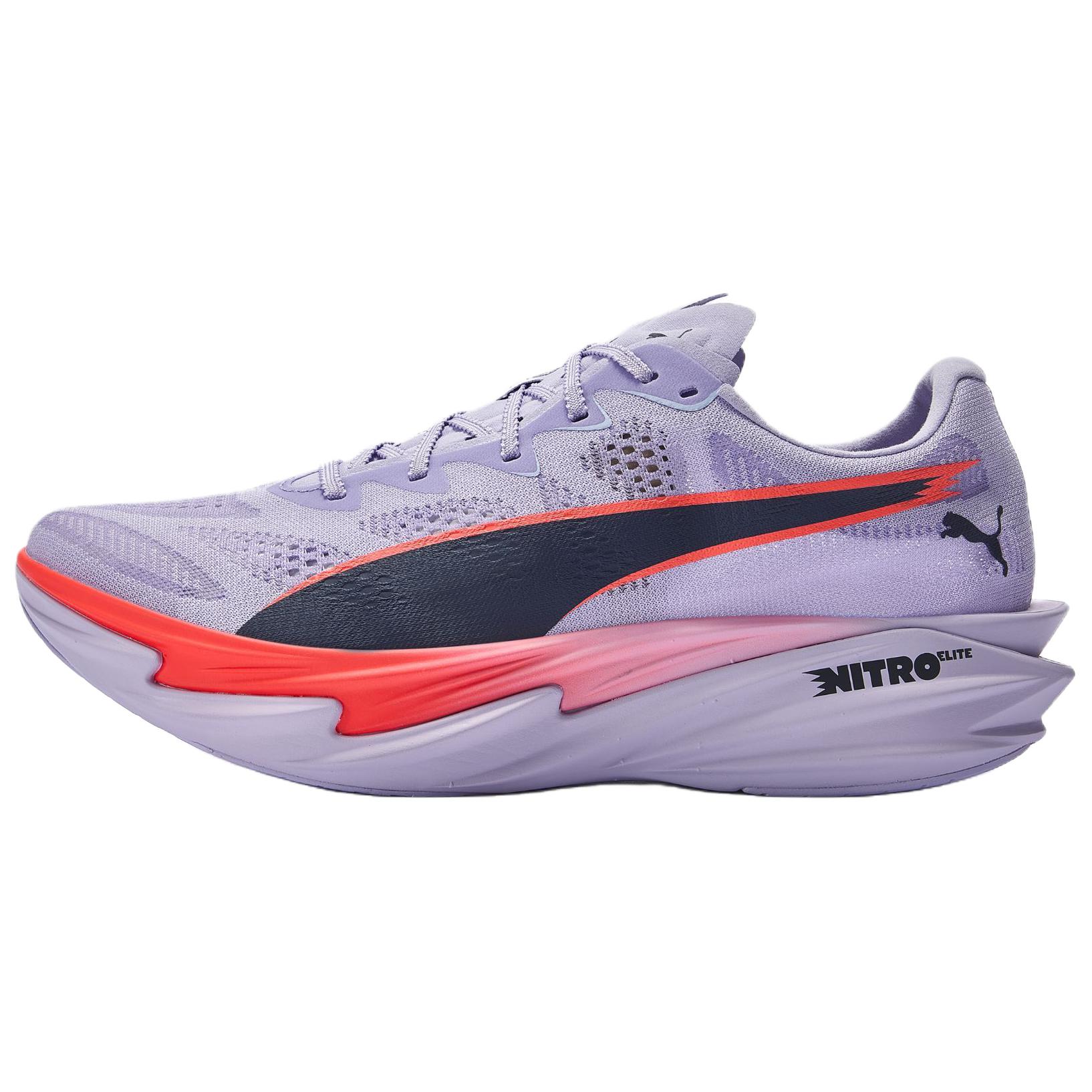 PUMA Deviate Nitro Elite 4 Lightweight Low top Running Shoes Men s Pur 39