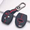 3 Button Silicone Key Fob Cover with Keychain for Ford Focus Fiesta Mondeo Fusion Escape, Fits Ford Focus Fiesta Mondeo Escape, Protective Accessory