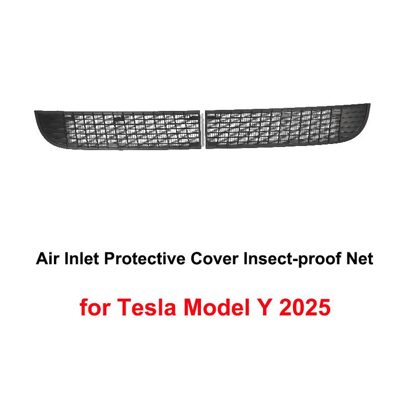 For Tesla Model Y Juniper 2025 2024 Insect-proof Net Front Trunk Anti Insect Dust Inner Vent Grille Air Inlet Protective Cover